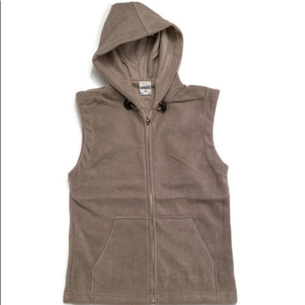 Speed Women's Zip Up Hooded Vest NEW